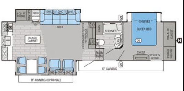 Image of floorplan for unit