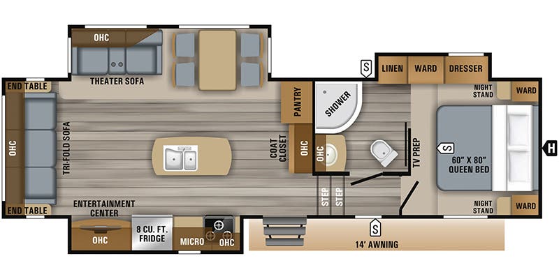 Image of floorplan for unit