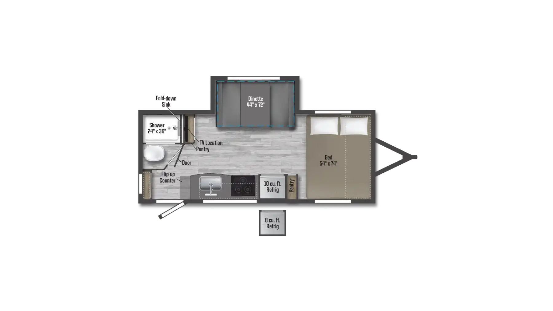 New 2024 Winnebago MICRO MINNIE 1821 FB