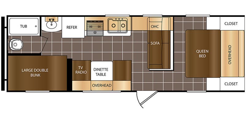 Used 2016 Forest River AVENGER 26 BH