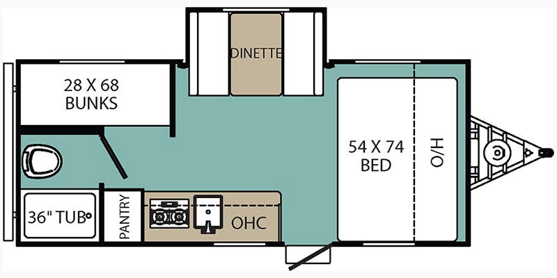 Used 2021 Forest River VIKING 17 BHS