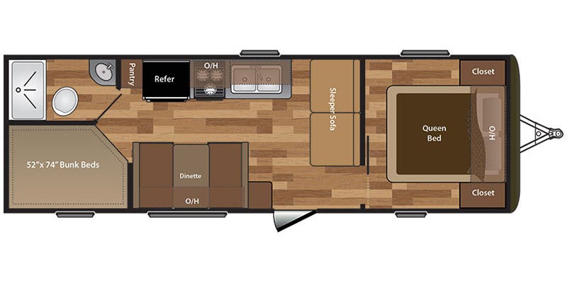 Used 2018 Keystone HIDEOUT 25LHSWE