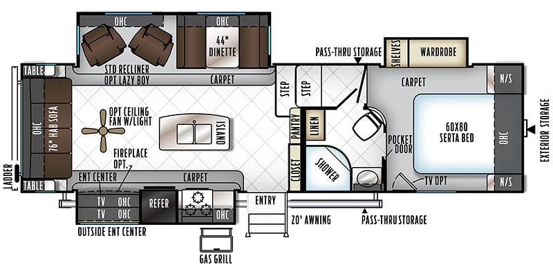 Used 2018 Forest River ROCKWOOD 8288 WSA