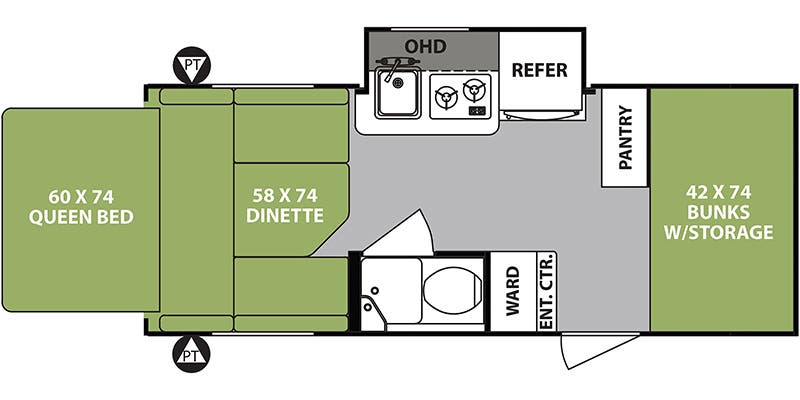 USED 2019 Forest River R-POD 176T