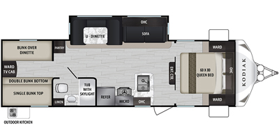 Used 2019 Dutchmen KODIAK 283BHSL