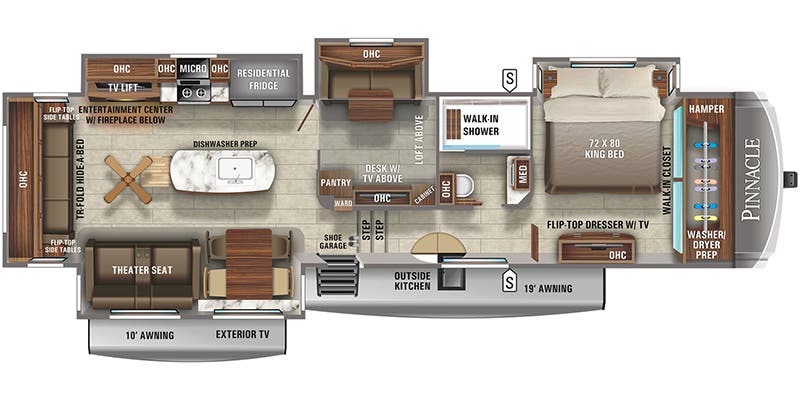 USED 2022 Jayco PINNACLE 37 MDQS