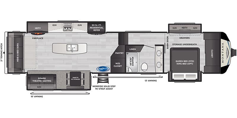 Used 2023 Keystone MONTANA 3781 RL