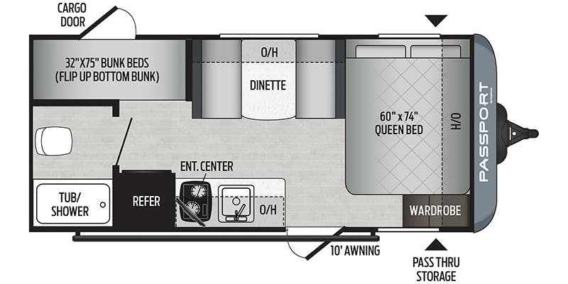 2021 Keystone Passport SL 175BH