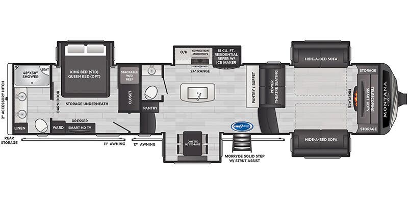 New 2025 Keystone MONTANA 3761 FL