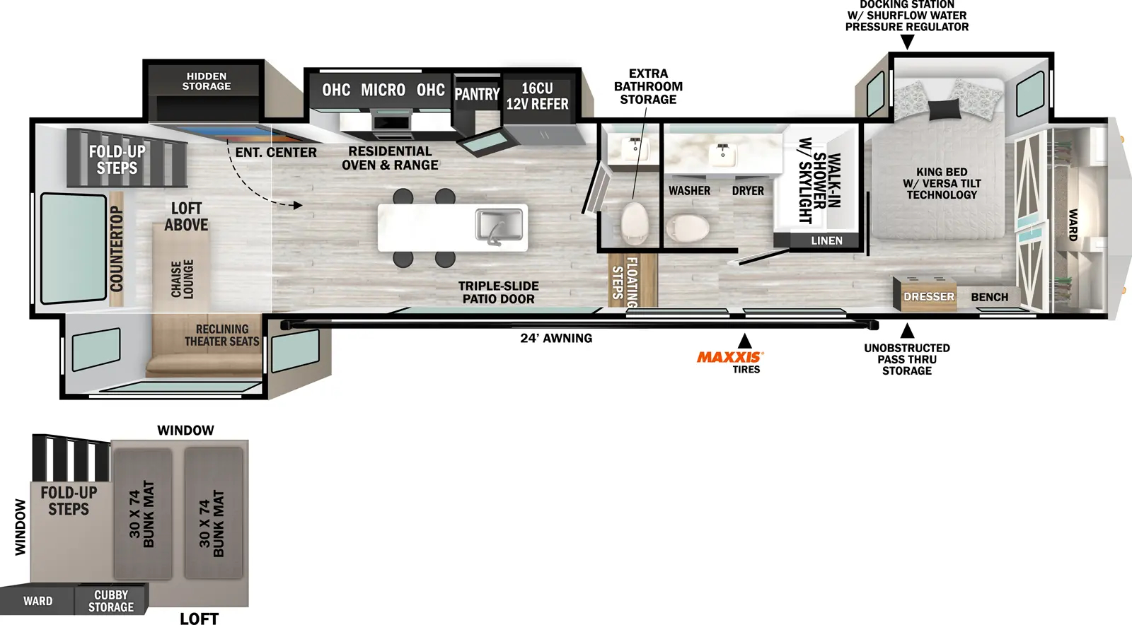 New 2025 Forest River IMPRESSION 44 STAY