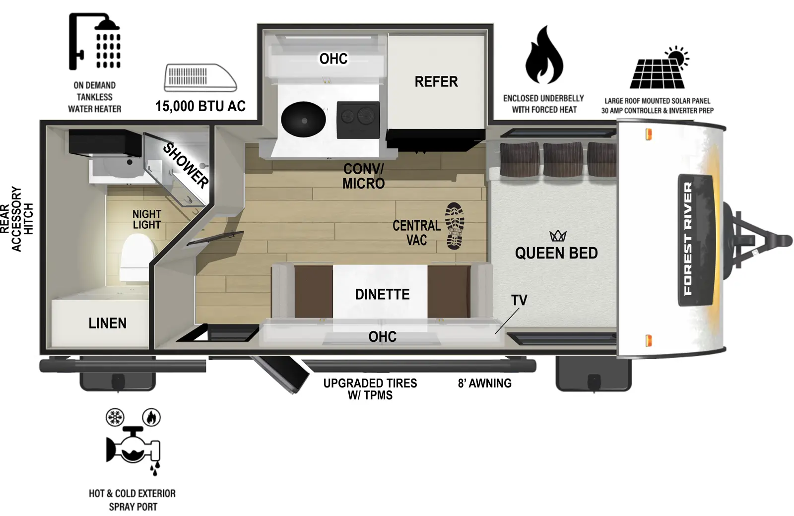 New 2025 Forest River R-POD 180