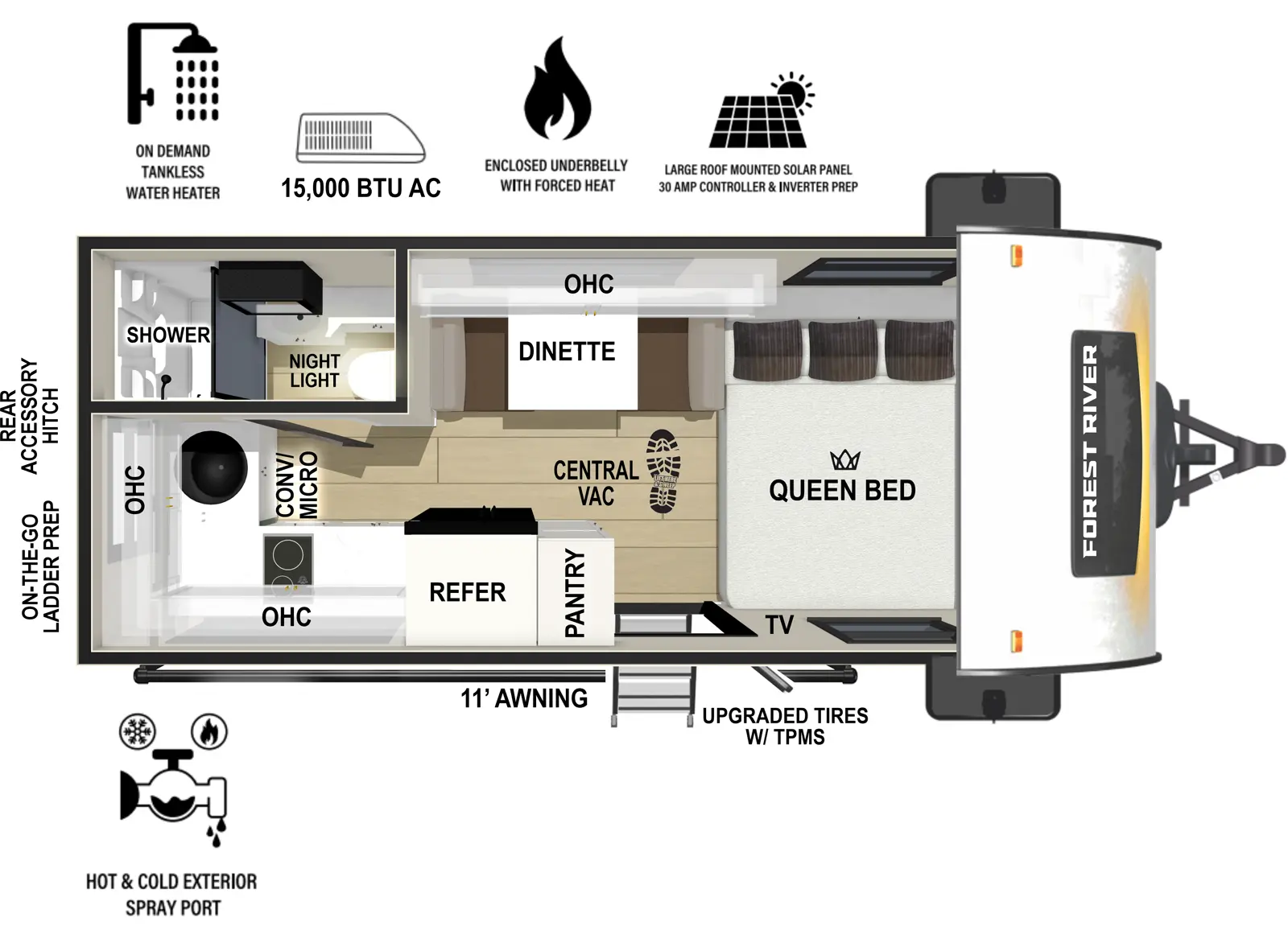 New 2025 Forest River R-POD 194