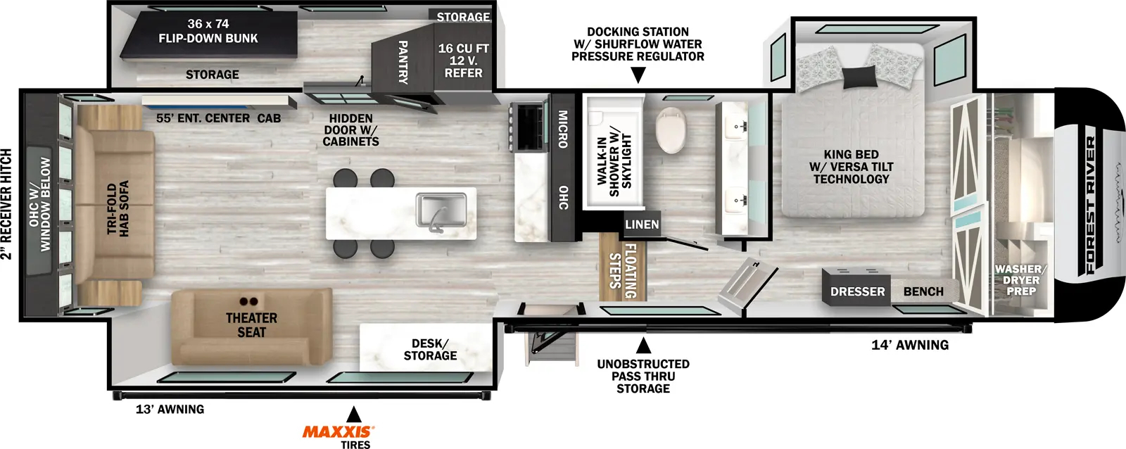 New 2025 Forest River IMPRESSION 318 RLVIEW