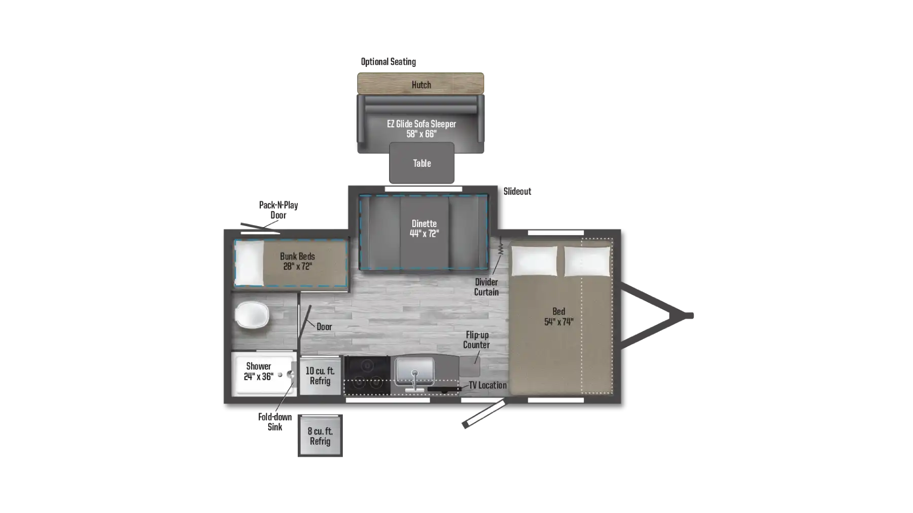 New 2025 Winnebago MICRO MINNIE 2100 BH