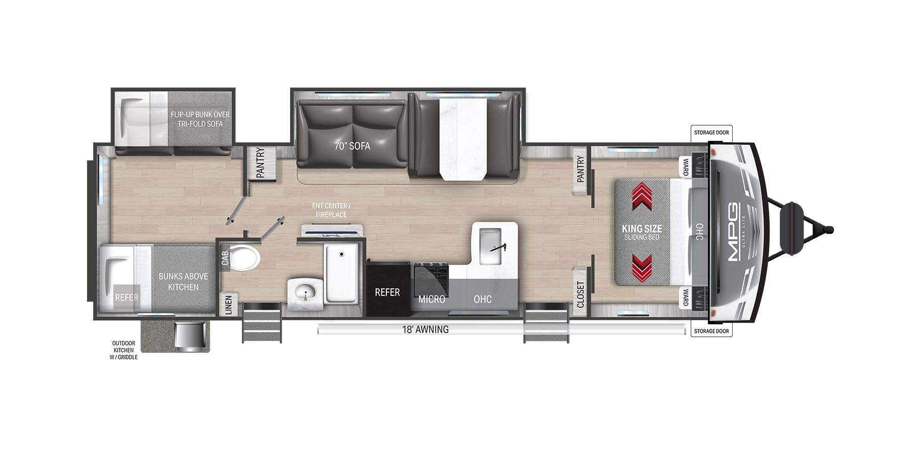 New 2025 Cruiser Rv MPG 3310 BH