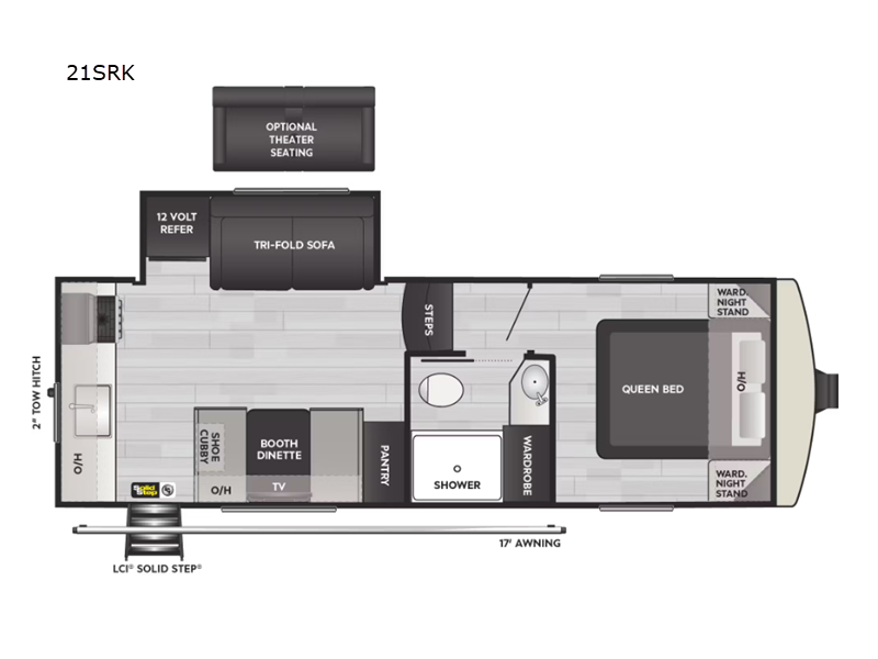 New 2025 Keystone ARCADIA 21 SRK