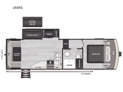 New 2025 Keystone ARCADIA 25 SRD