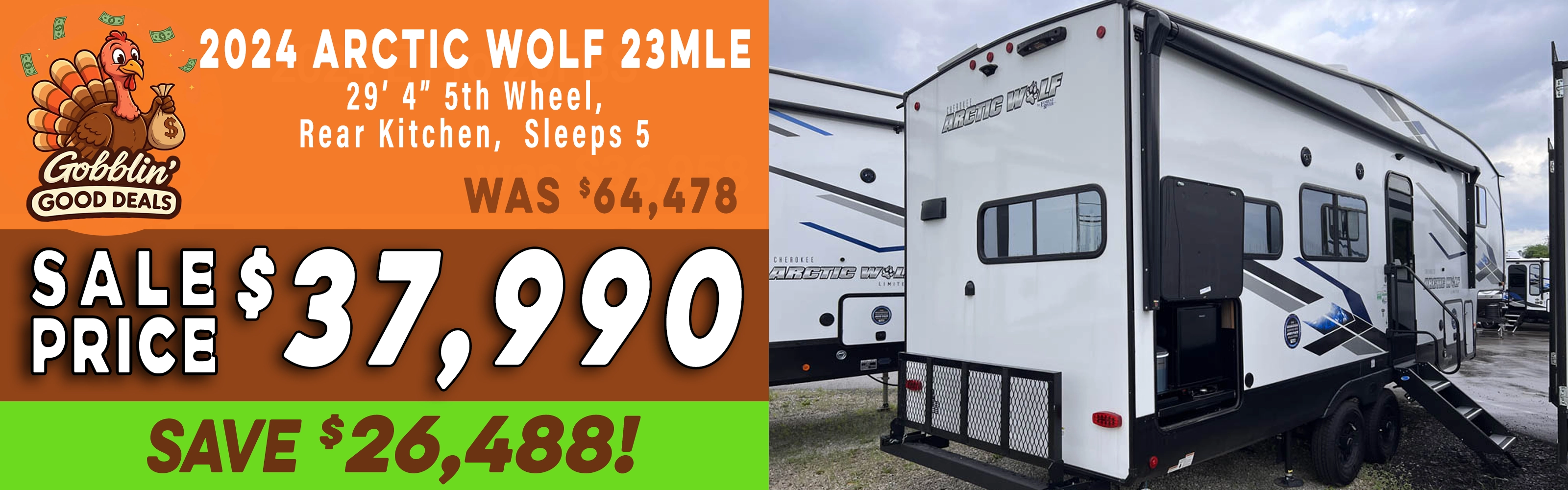 Arctic Wolf 23MLE 5th Wheel