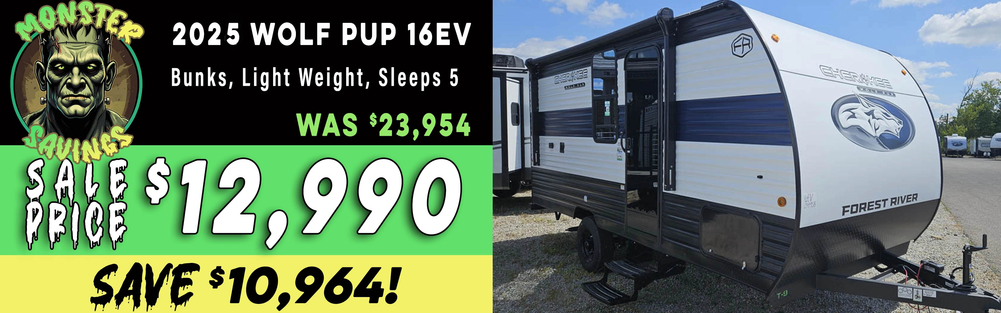 Wolf Pup 16EV Light Weight Camper