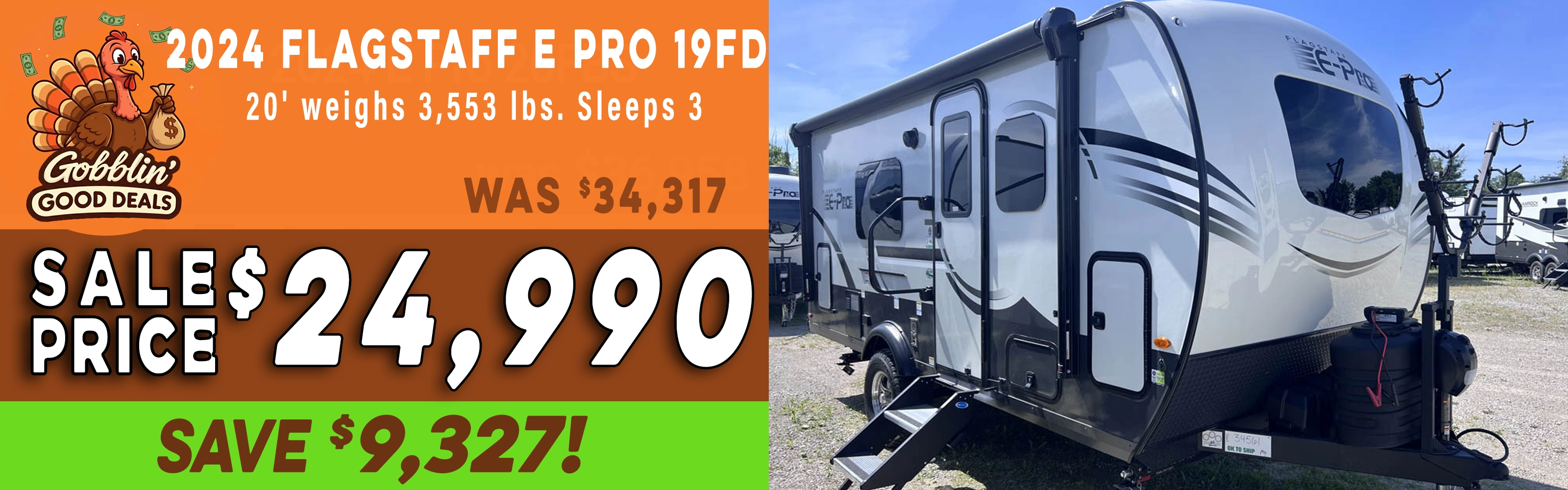 E Pro 19FD Light Weight Camper