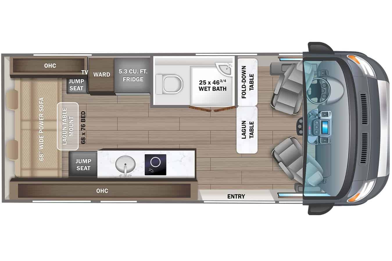 2023 Jayco Terrain Class B 4x4 Motorhome