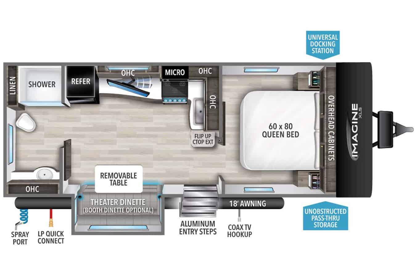 NEW 2024 Grand Design Imagine XLS 22 RBE 22RBE | Tulsa, OK