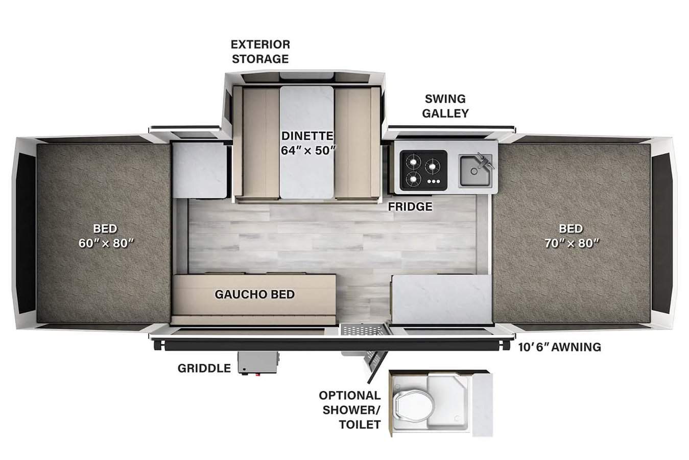 NEW 2024 Forest River Rockwood Freedom 2318 G 2318G | Tulsa, OK