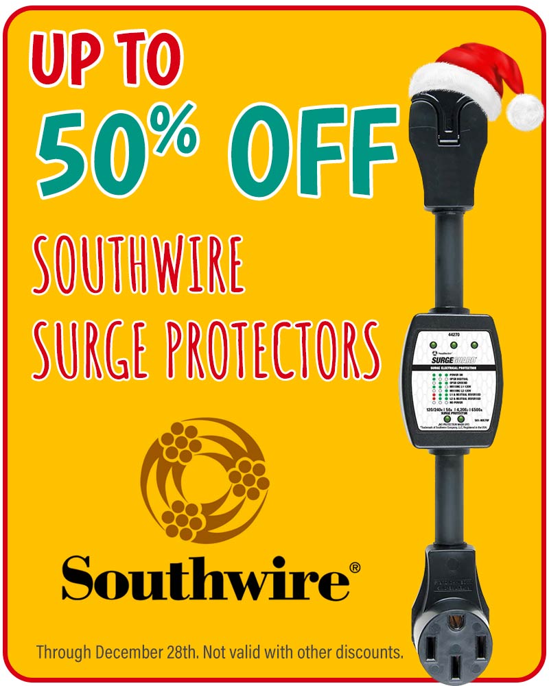 Surge protectors by Southwire up to 50% off