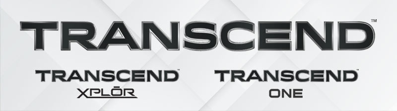 Grand Design Transcend, Transcend XPLOR and Transcend ONE logos