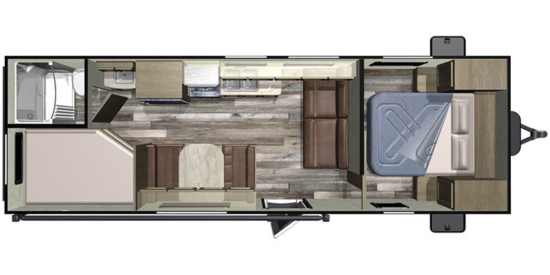 floorplan image of 2019 STARCRAFT AUTUMN RIDGE OUTFITTER 26 BH