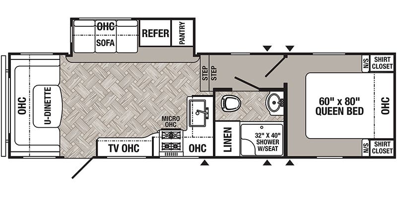 floorplan image of 2021 PALOMINO PUMA 265 RDS