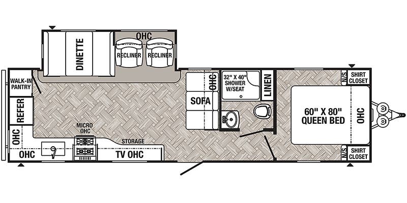 floorplan image of 2021 PALOMINO PUMA 28 RKQS