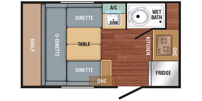 floorplan image of 2022 BRAXTON CREEK BUSHWHACKER 15 FK