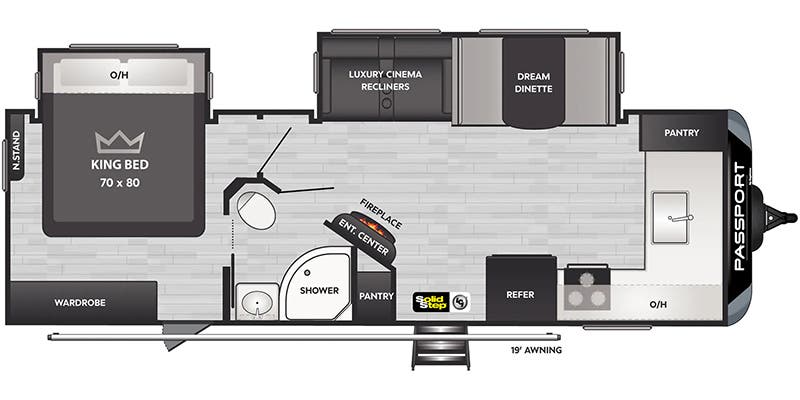 floorplan image of 2025 PASSPORT 2600 FK