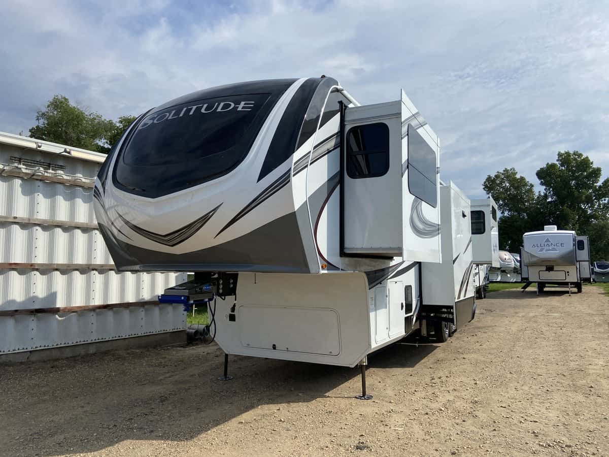 SOLD NEW 2023 Grand Design Solitude 380FL-R | Lake Crystal, MN