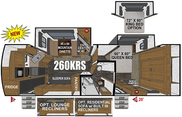 NEW 2025 Outdoors Rv BLACK STONE 260KRS | Missoula, MT