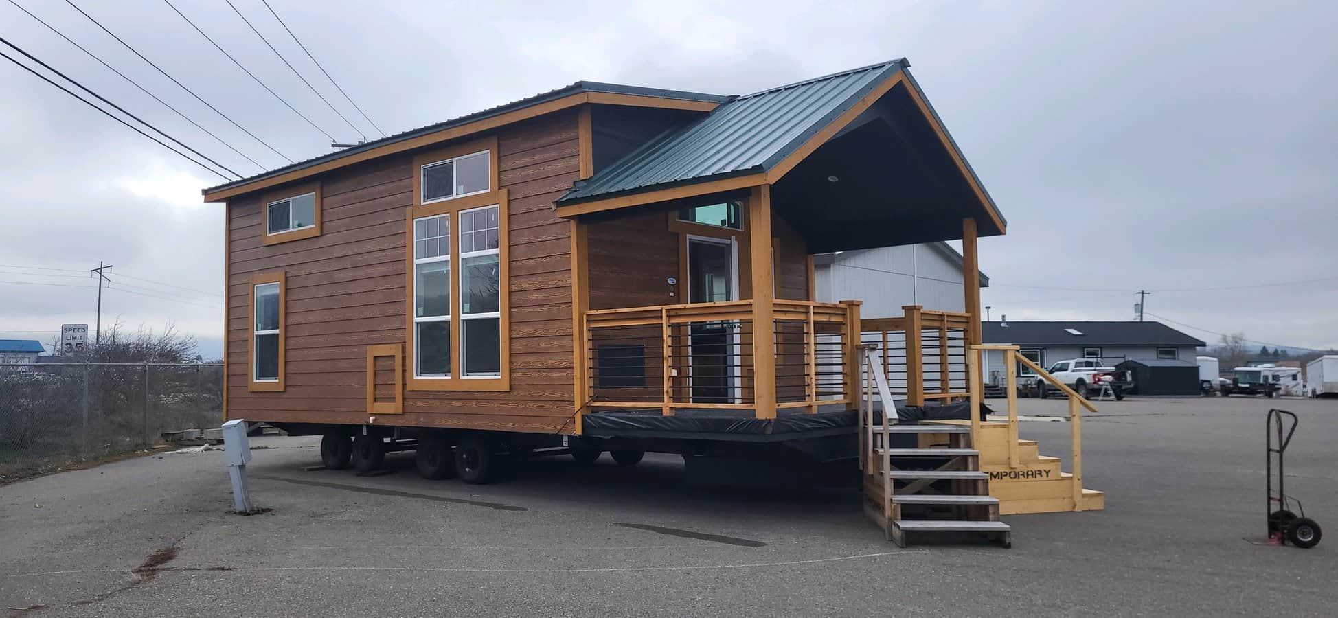 NEW 2024 Champion of Idaho Park Model PM522 Loft, Lap Side, Metal Roof, Porch Must See - Rangitsch Manufactured Home Center