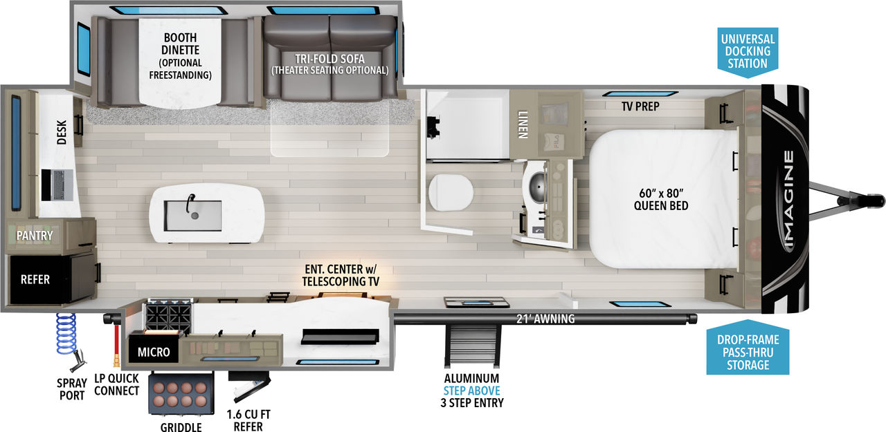 floorplan image of 2025 GRAND DESIGN IMAGINE 2670MK