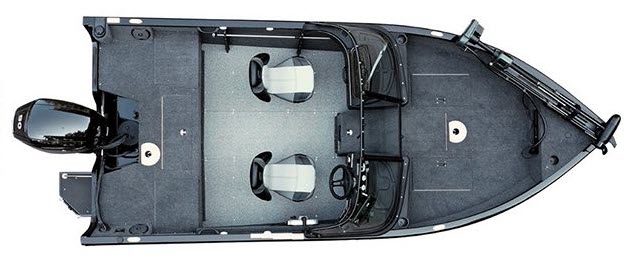 floorplan image of 2025 CRESTLINER HAWK 1650 WT JS