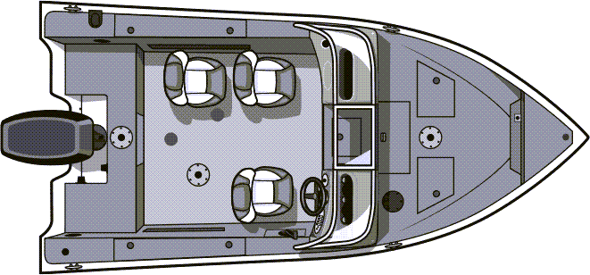 floorplan image of 2025 SMOKERCRAFT PROANGLER 172