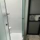 A shower that you can stretch out in on East to West travel trailer @ Triangle RV